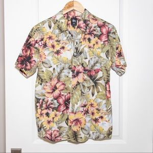 Stussy floral button up